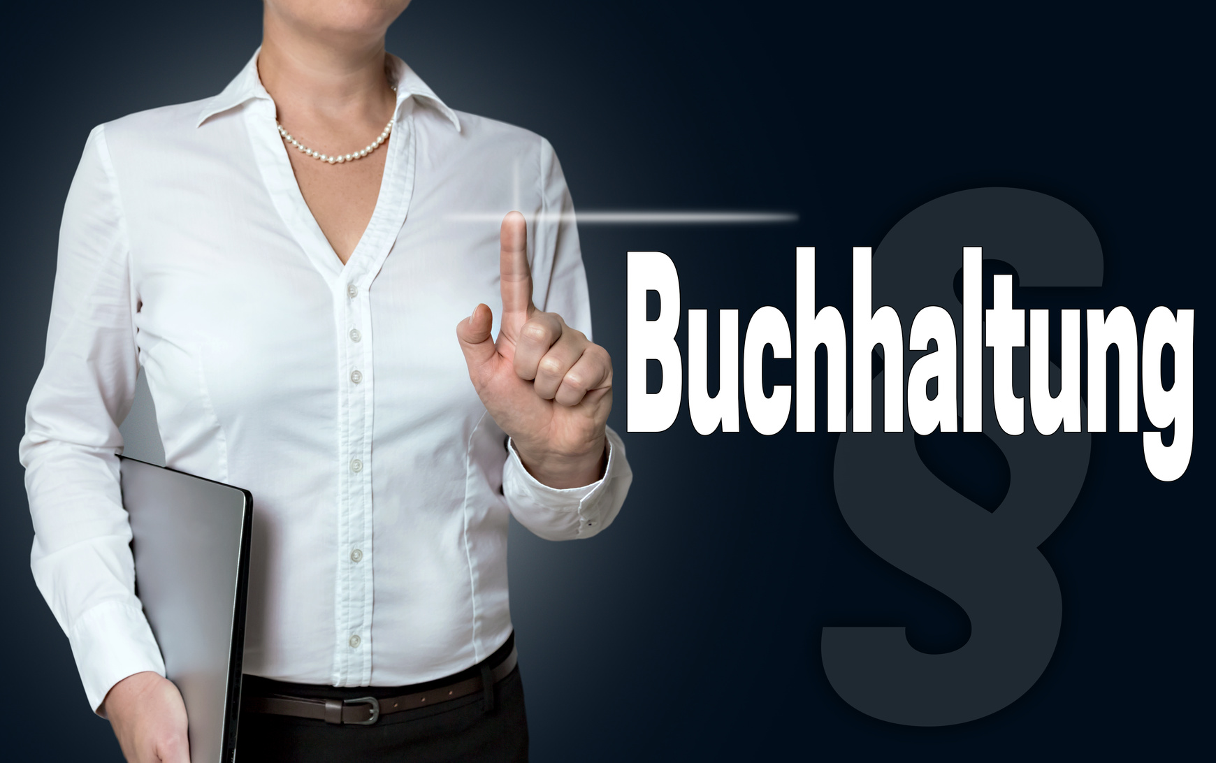 Buchhaltung Umsatzsteuer Geschäftsfrau Belege Buchführung