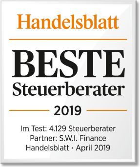 Logo - Handelsblatt 2019 beste Steuerberater