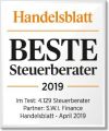 Handelsblatt 2019 beste Steuerberater