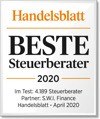 Handelsblatt 2020 beste Steuerberater Handelsblatt 2020 beste Steuerberater